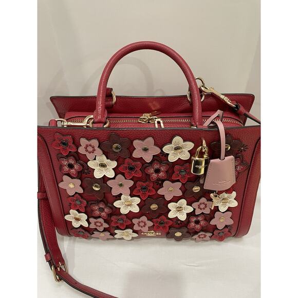 Coach Authentic F89042 Rogue Bag 25 Crossbody Shoulder Purse. Red, Lock & Key. - Picture 2 of 10